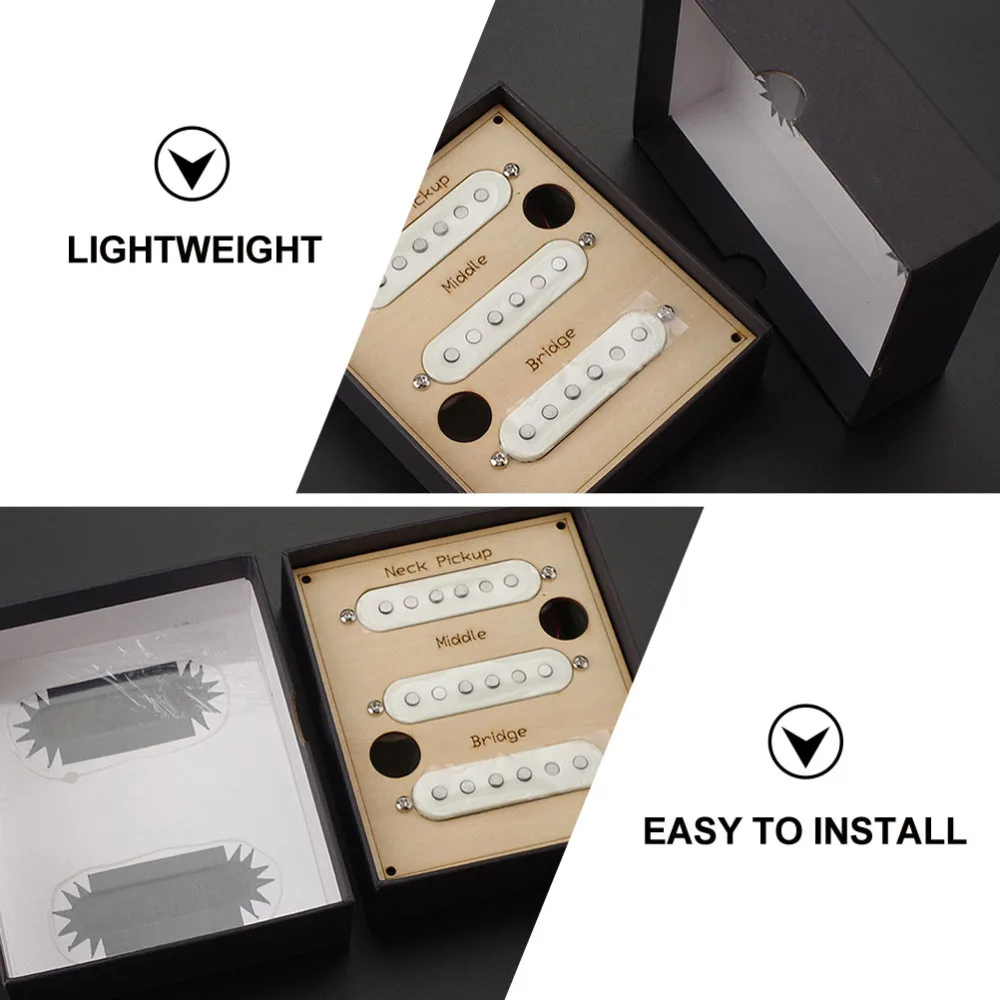 

3pcs Electric Guitar Pickup Humbucker Set Single Guitar Parts Accessories