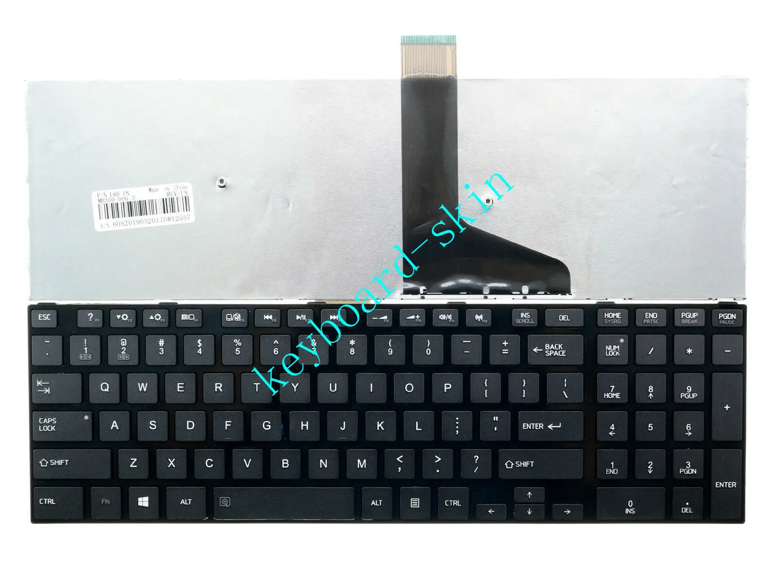 New US Chiclet Non-backlit Keyboard for Toshiba S70-A,S70D-A, S70t-A,S75-A,S75D-A,S75t-A,S70-B,S70D-B,S70t-B,S75-B,S75D-B,S75t-B