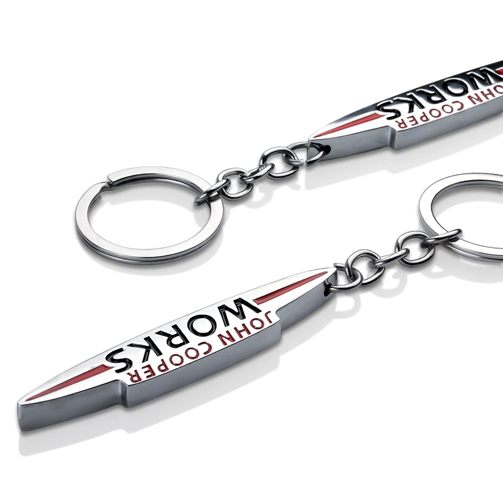 Автомобильный Стайлинг 3D брелок из металлического сплава для Bmw Mini JCW Cooper Clubman