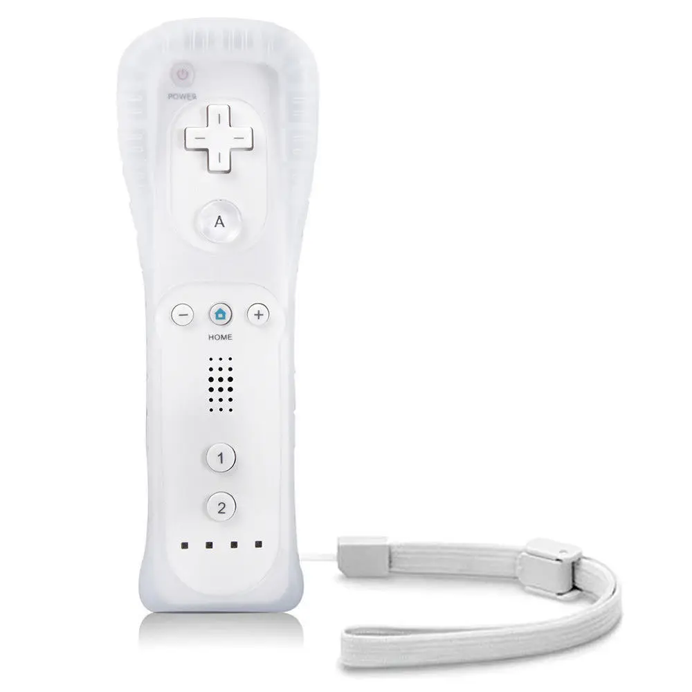Беспроводной пульт дистанционного управления для wii Встроенный motion Plus геймпад с силиконовым корпусом датчик движения