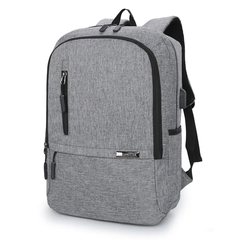 Повседневный Рюкзак для ноутбука мужчин и женщин USB зарядное устройство рюкзак