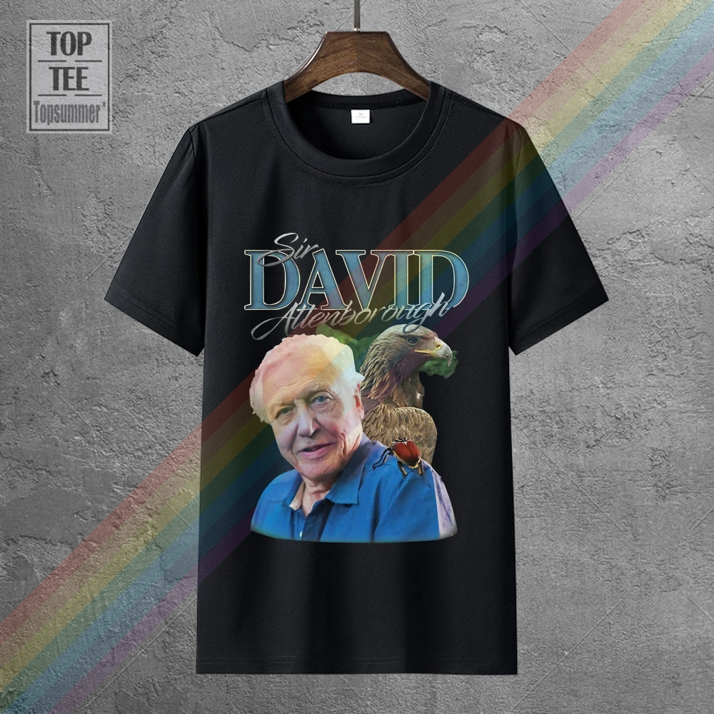 Дэвид Аттенборо футболка документальный фильм 90 х модные ЗАБАВНЫЕ РЕТРО жизнь