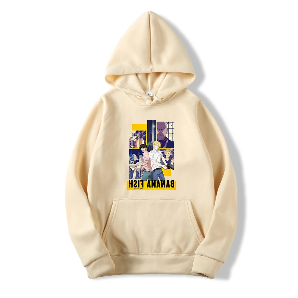 

Японское аниме, мужские толстовки, Повседневная Свободная Флисовая теплая толстовка с капюшоном в стиле хип-хоп, горячая распродажа