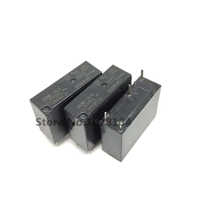 10 шт. Мощность реле G5NB 1A E 5VDC 12VDC 24VDC 5В/12В/24VDC 5A 4 Пина группа нормально