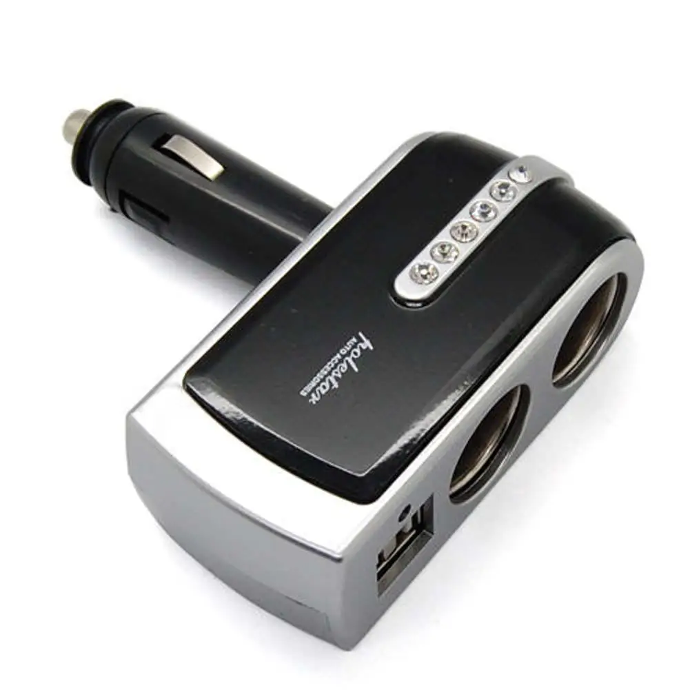 Автомобильное зарядное устройство в прикуриватель rock car cigarette lighter socket pd