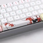 Клавиатура Keycap PBT с пятью боковыми красками, клавиатура 6,25u Cherry Profile gk61 gk64