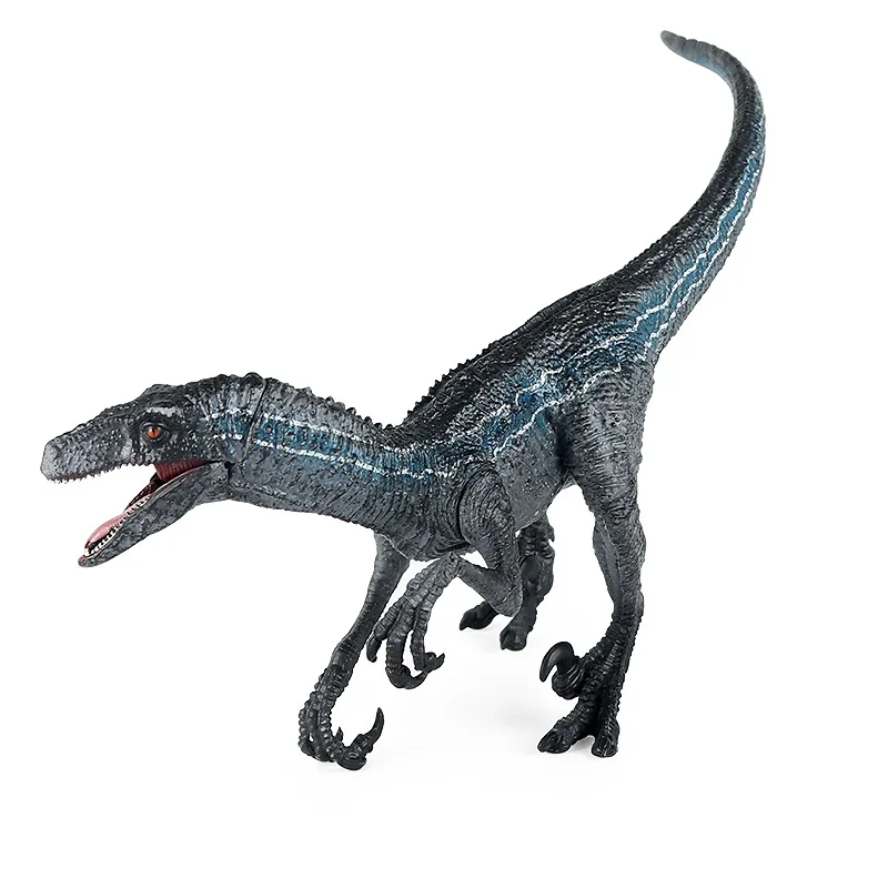 

Jurassic Velociraptor Carnivorous Dinosaur Model Figurine Solid Plastic Action Figure Animal Simulation Kids Collect Toy Gifts
