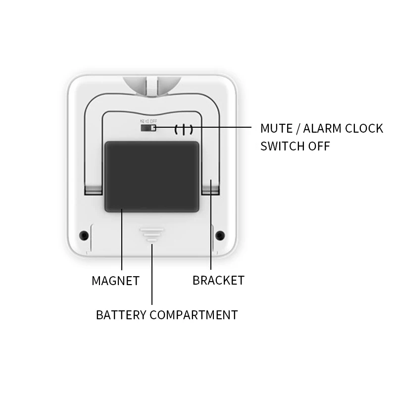Digital Timer Count-Up and Count Down Time Clock AlarmClock Magnetic Backing Stand Hanging Hole for Cooking School Gym | Инструменты
