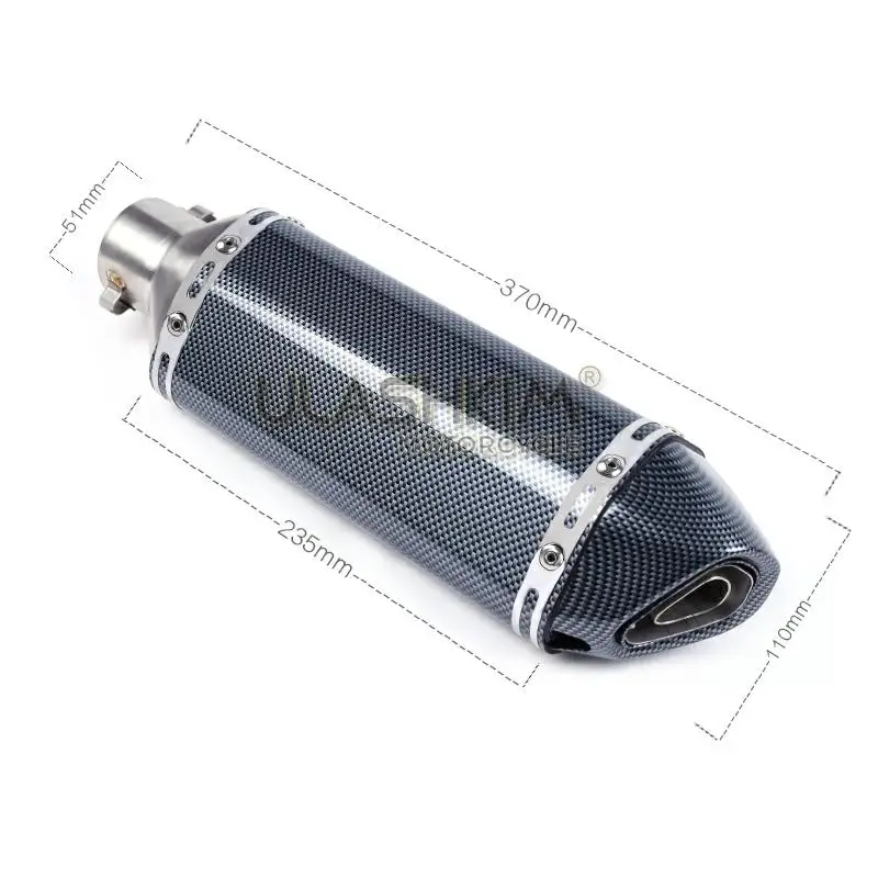 

Motorcycle Exhaust Slip On Full System Modified Front Middle Link Pipe Muffler With Stciker For YAMAHA NMAX 155 N MAX155