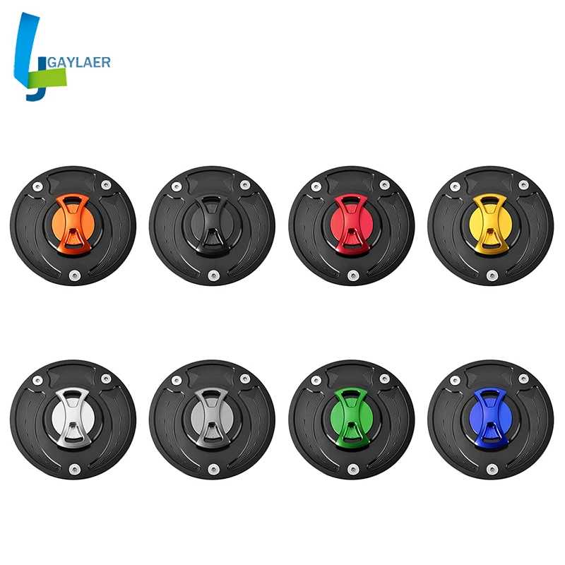 Motocycle Accessories for Suzuki GSXR 600 750 1000 1300 Hayabusa SV650 SV650S SV1000 SV1000S CNC Fuel Tank Cap Cover | Автомобили и