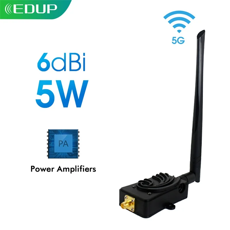 

Wi-fi ретранслятор EDUP, 5 ГГц, усилитель сигнала Wi-fi, 5 Вт, усилитель WiFi 802.11N, усилитель сигнала Wi-fi дальнего действия, 6 дБи, ретранслятор