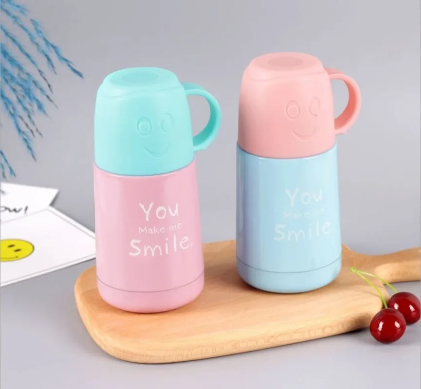 

New 210ml Cartoon Thermos Stainless Steel Vacuum Flask Cup Thermal Thermos Bottle Insulated Tumbler Coffee Milk Mug