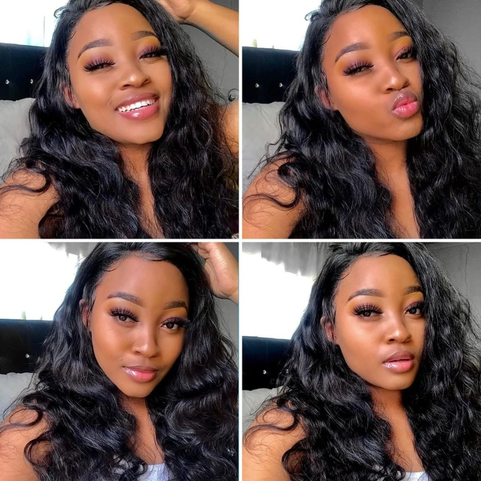 Abdo волнистые волосы для тела 360 синтетический фронтальный Закрытие с волосами