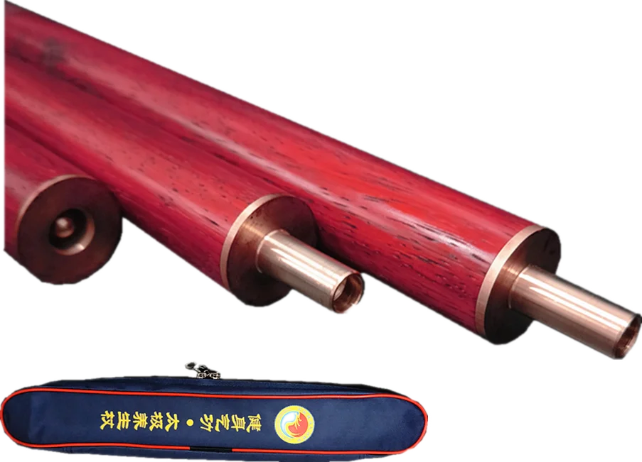 Тай Чи палочки цигун сотрудников Бо 3 секции Йога Фитнес палочки|3 section staff|tai chi