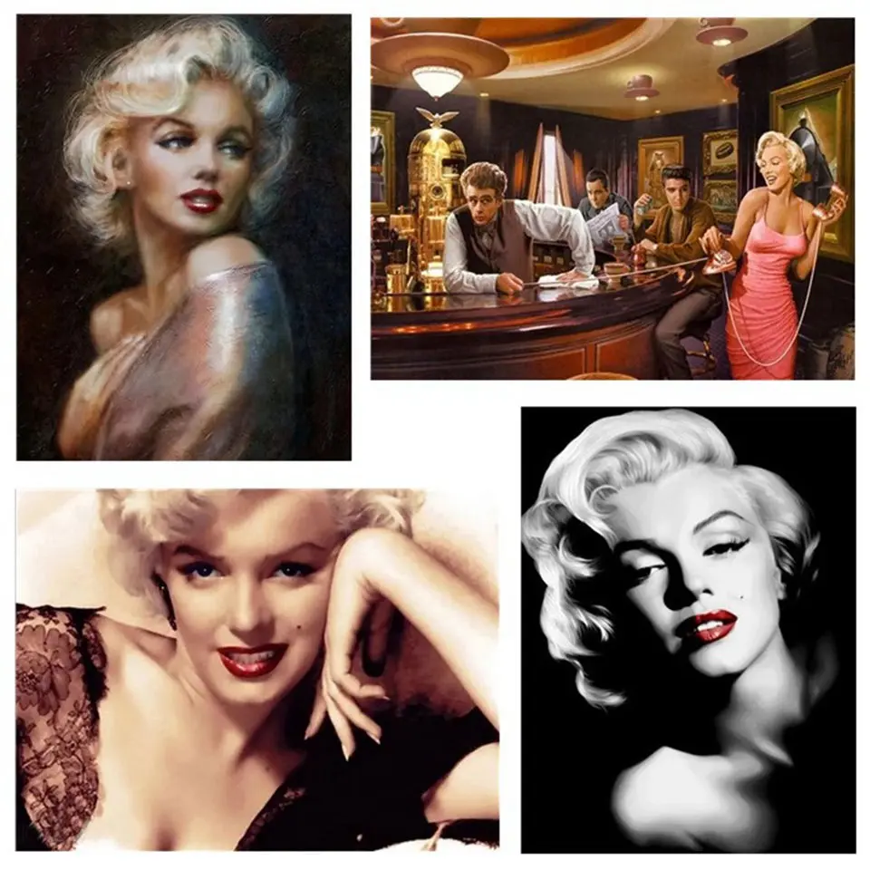 

New5D DIY Diamond Painting Portrait Custom complete set full circle diamond cross stitch printing bedroom living room mural gift