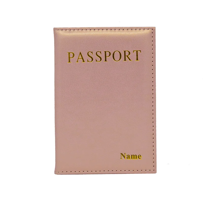 Индивидуальная Обложка для паспорта с именами логотипов золотого и серебряного