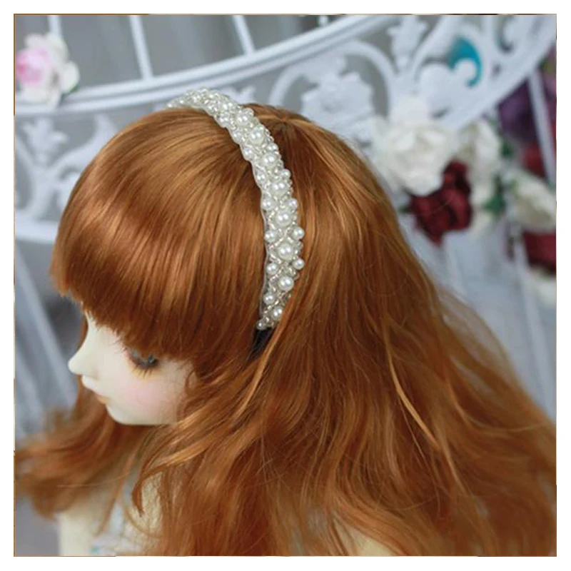 Шарнирная кукла повязка для волос с жемчугом зажимы куклы 1/6 1/4 1/3 Blyth салонная