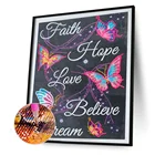 Алмазная живопись Стразы сделай сам, набор для алмазной мозаики с буквами алфавита особой формы, набор для рисования, украшение для дома