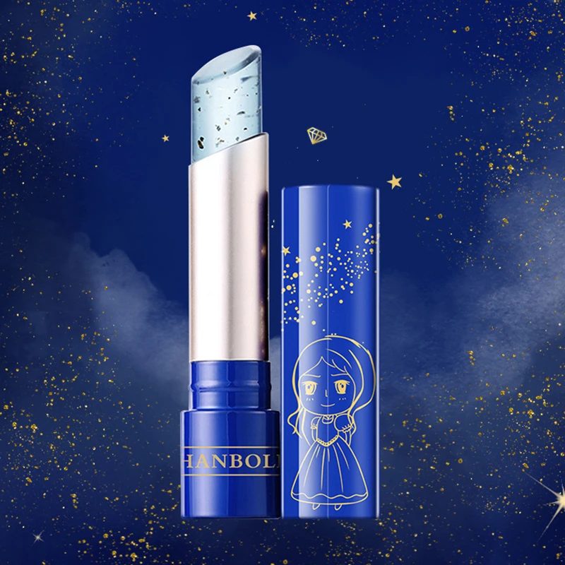 1 шт. губная помада меняющая цвет косметика Золотая фольга температуру основа для