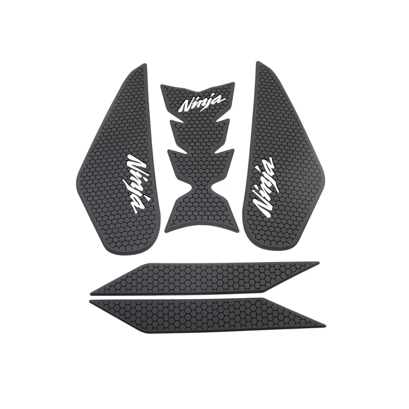 Motorcycle Fuel Tank Traction Side Pad Knee Grip Decal Protective Stickers For Kawasaki Ninja 400 Ninja400