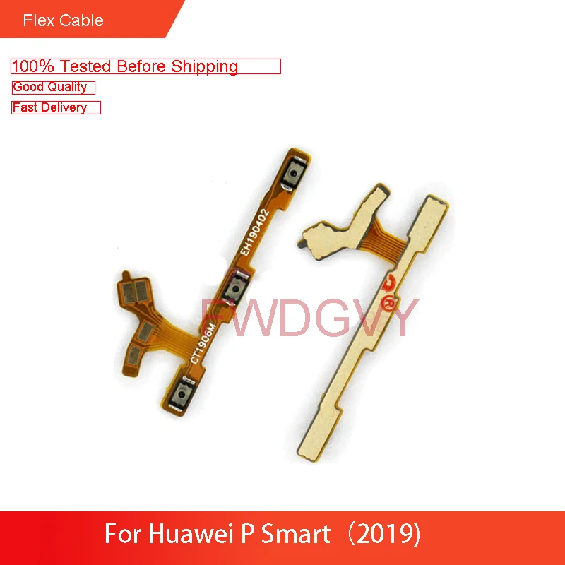 

Замена для Huawei P Smart(2019) гибкий кабель громкости питания ВКЛ./ВЫКЛ. Боковой кнопочный переключатель гибкий кабель ремонт запасных частей