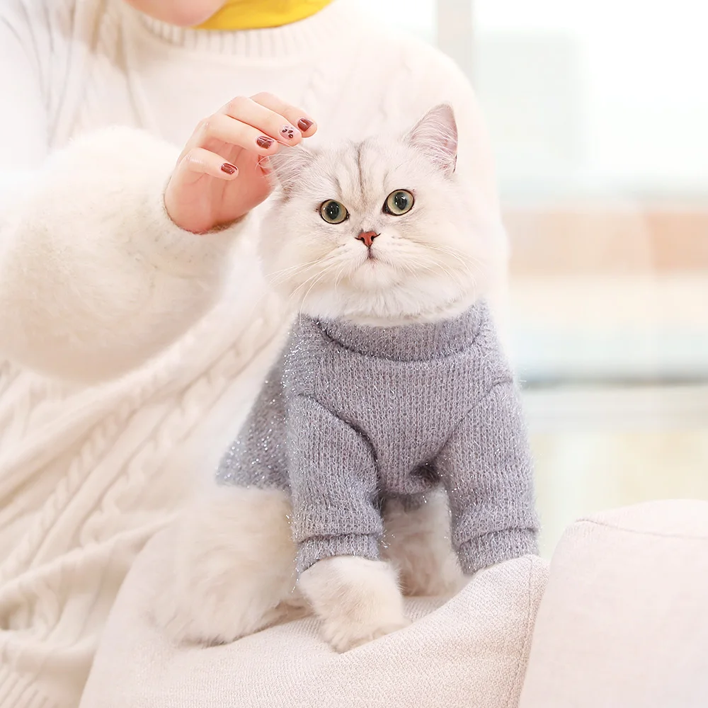 Одежда для котят Hoddies костюм домашних животных одежда с капюшоном кошек свитер