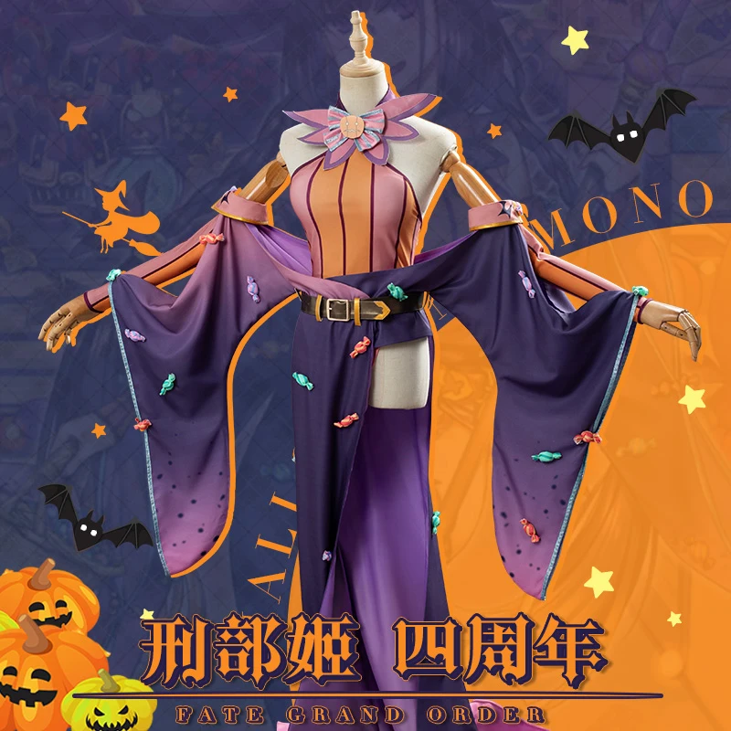 Fate Grand Order Osakabehime cosplay costume 4th anniversary dress female uniform Halloween costumes for women Anime clothes cos |