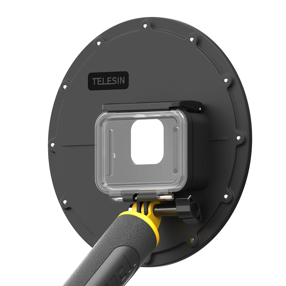 TELESIN 6 ''купольный порт 30 м водонепроницаемый чехол для GoPro Hero 9 8 5 Black 7