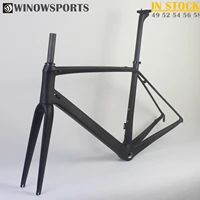 winowsports ultralight carbon road bike frame wheelset t800 carbon bicycle bsa68 ud matte frameset 49 52 54 56 58 complete bike