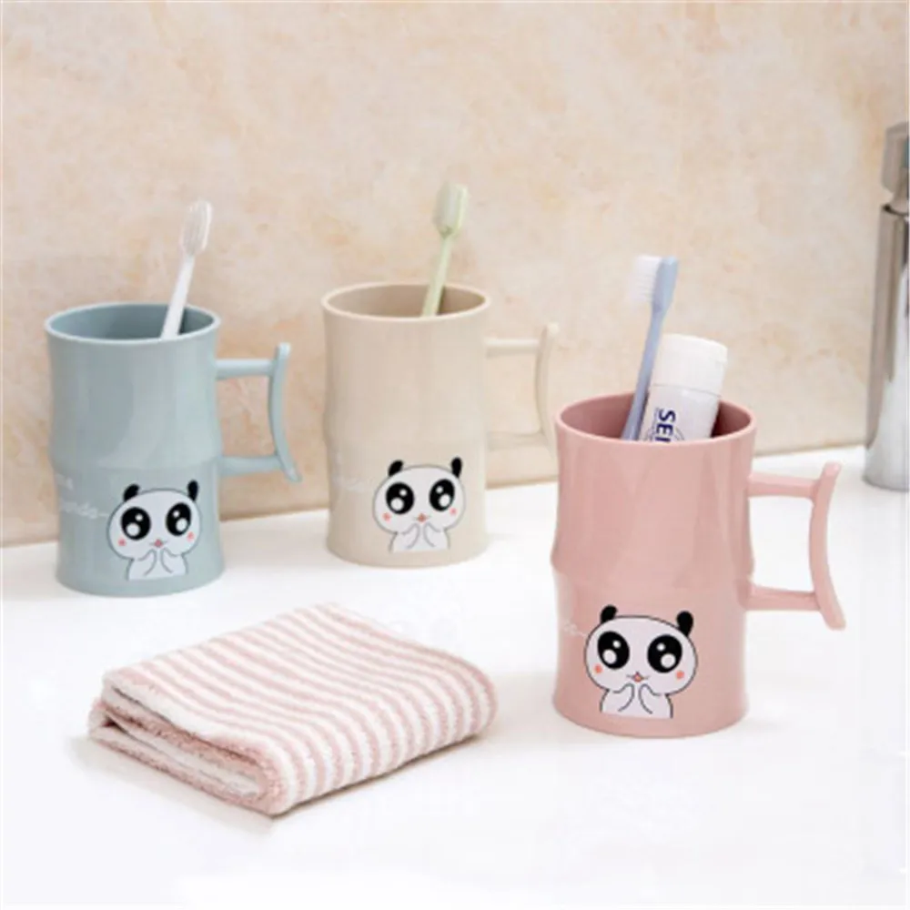 Пластиковая мультяшная чашка для мытья зубов креативная детская зубная щетка