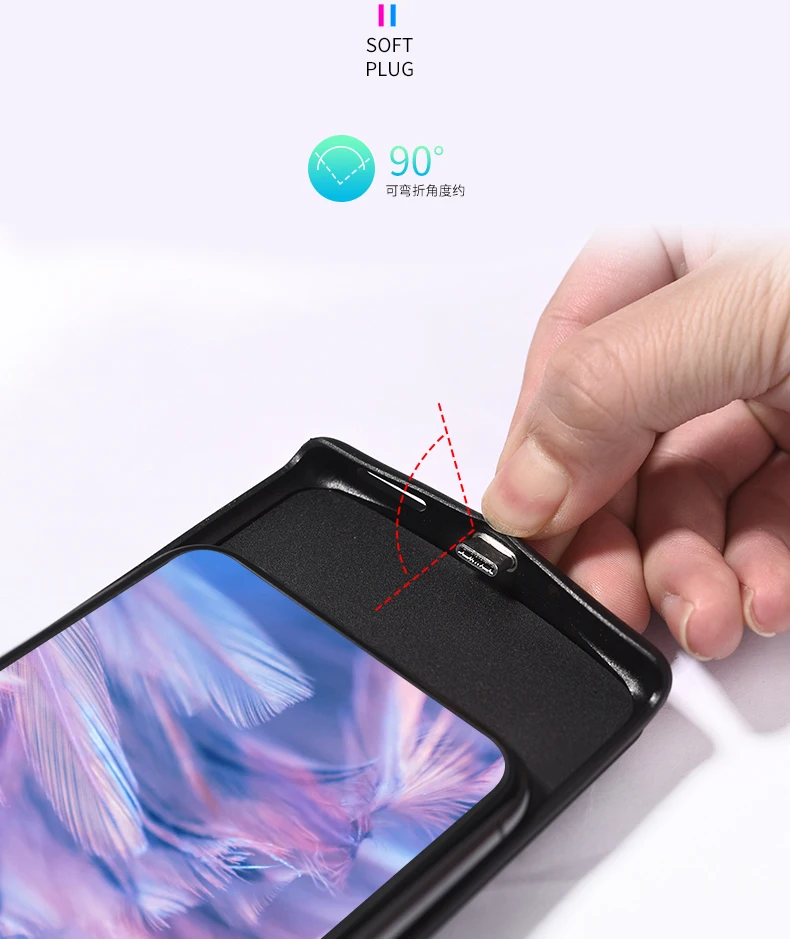 for huawei p40 pro power bank silicone shockproof battery charger case for huawei p40 back clip battery cover capa 5000mah free global shipping