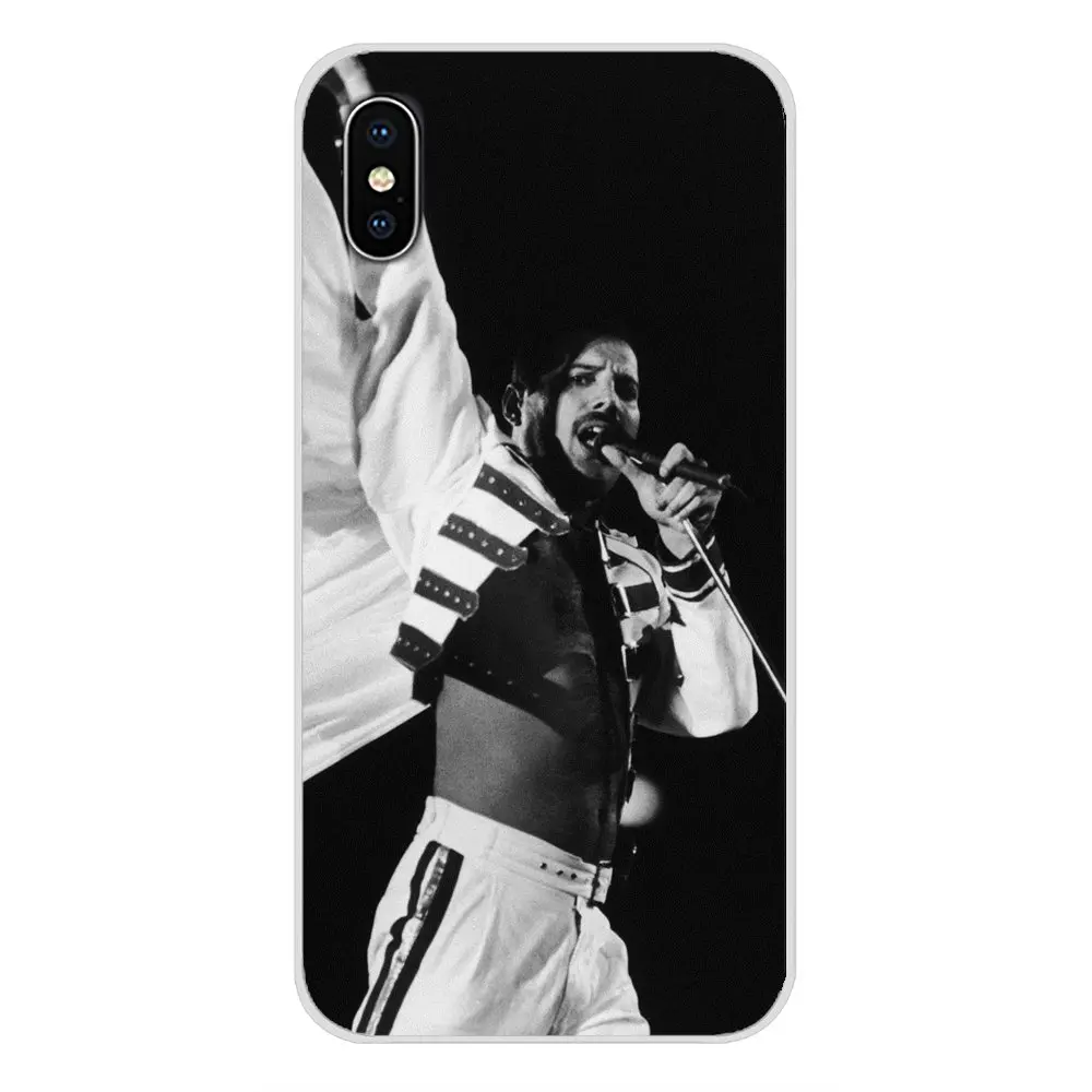 Чехол для телефона аксессуары Queen Freddie Mercury для Xiaomi Mi4 Mi5 Mi5S Mi6 Mi A1 A2 A3 5X 6X 8 CC 9 T Lite SE Pro