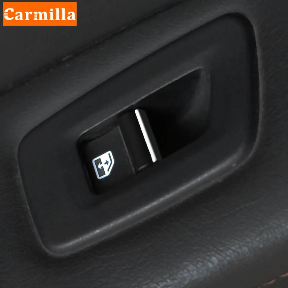 Carmilla 7 шт./компл. ABS хромированный подъемник для интерьера автомобиля