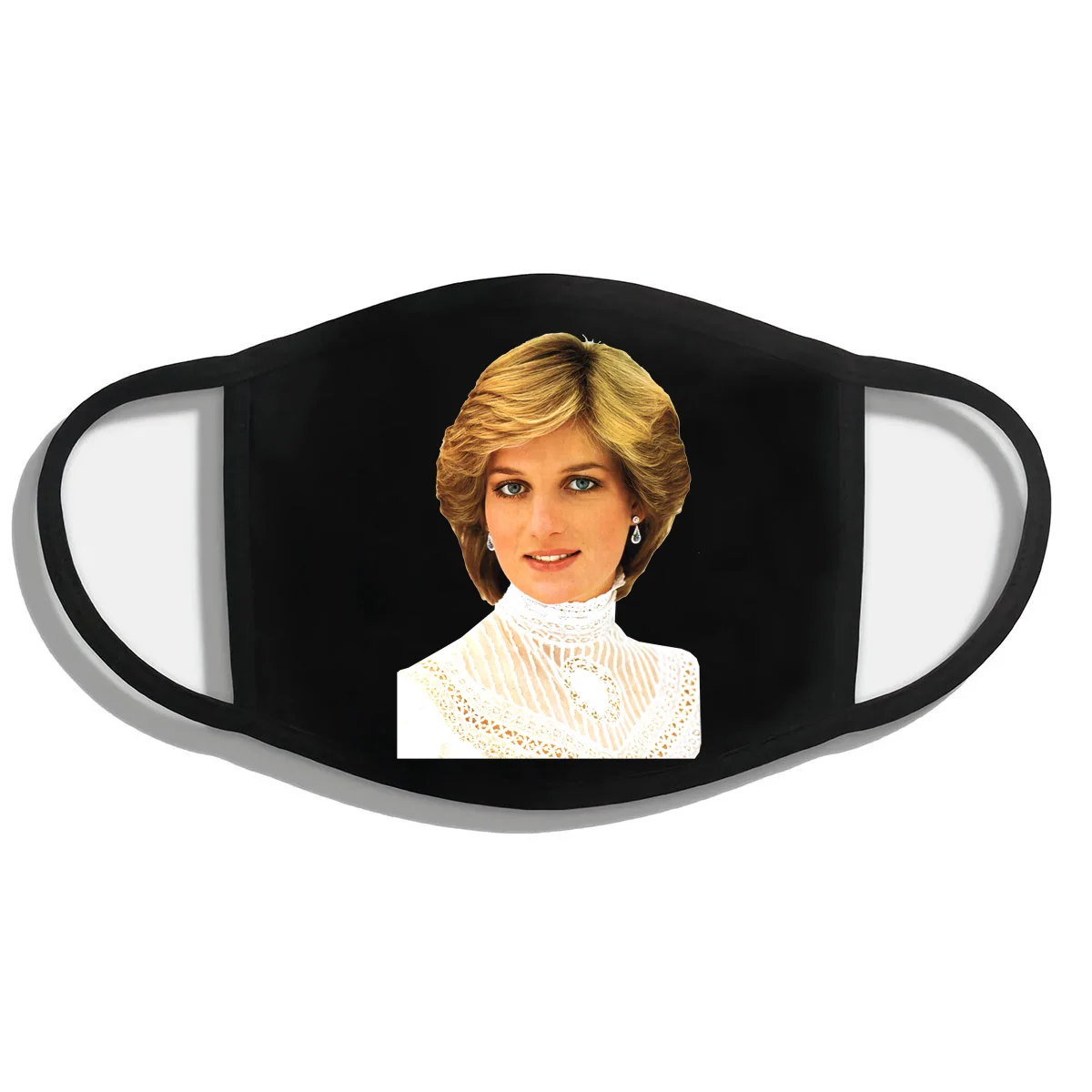 Леди Диана Королева наших сердец Мужская s печатная простая маска 100% хлопок |