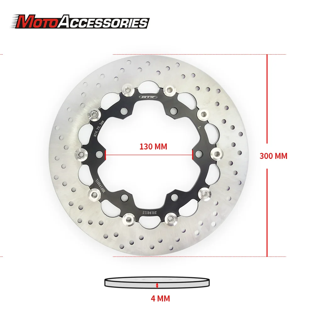 For Hyosung GV650 2006 2007 2008 2009 2010 2011 2012 2013 Brake Disc Rotor Front Left MTX Motorcycle Street Bike Braking |