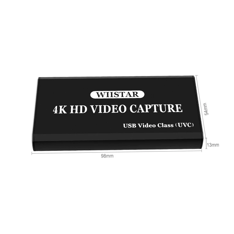 Карта видеозахвата с USB HDMI на Type C 4k 1080P HD для ТВ ПК PS4 игр прямых трансляций Windows Linux