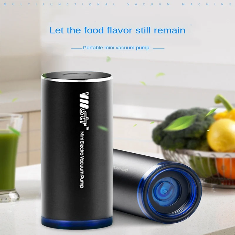 Мини вакуумная машина портативный вакуумный компрессор для сохранения пищевых