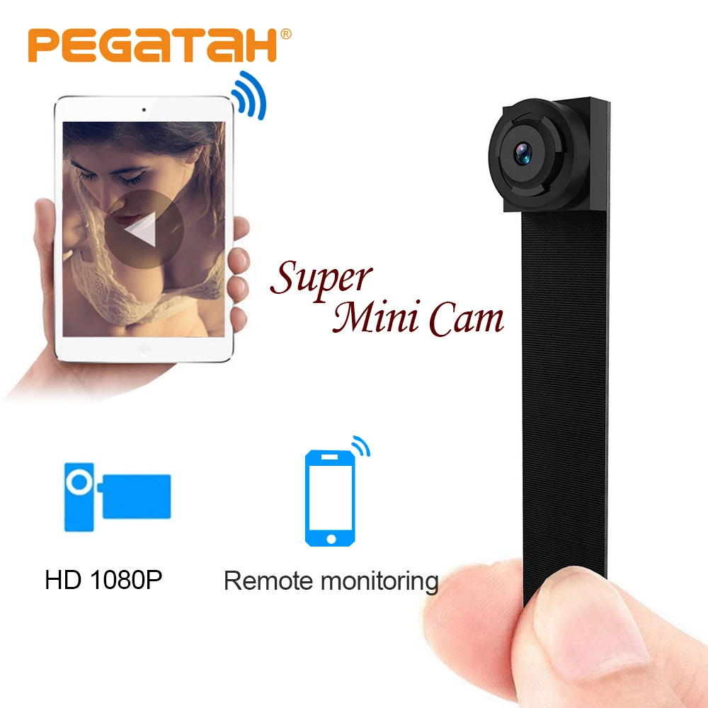 1080P беспроводная wi fi мини маленькая камера видеокамера P2P IP микро Дистанционное