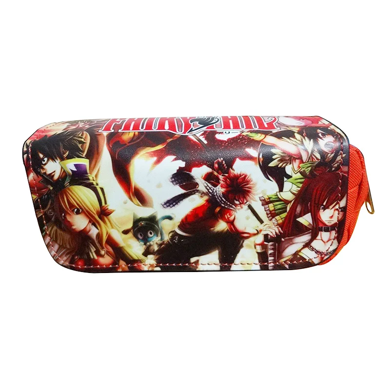 Мультфильм стиль холст пенал на молнии косметичка Сказочный хвост мой герой
