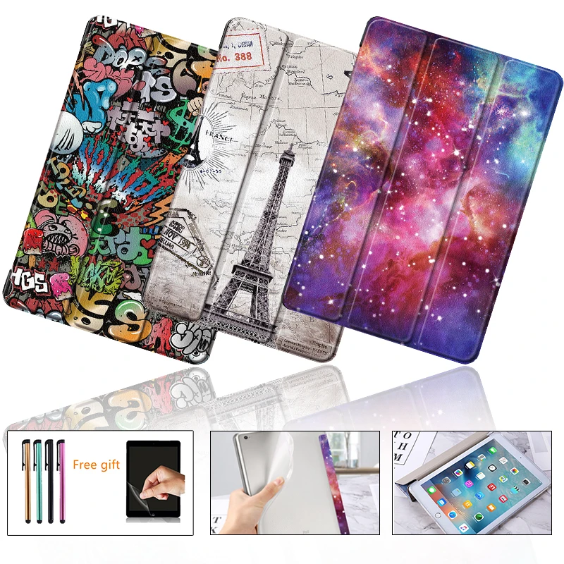 Чехол для ipad 10 2 2019 A2200 7th чехол планшета Air 3 5 pro 2017 мягкий умный из искусственной