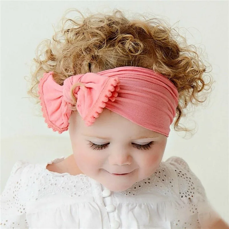 Brand New Newborn Toddler Baby Girls Head Wrap Rabbit Big Bow Knot Turban Headband Hair Accessories Gifts | Детская одежда и обувь