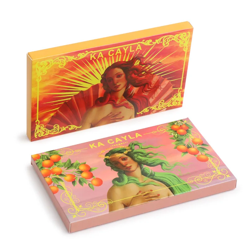 Блестящие тени для век 18 цветов EVA пигментные Палитра матовые мерцающие 1 шт