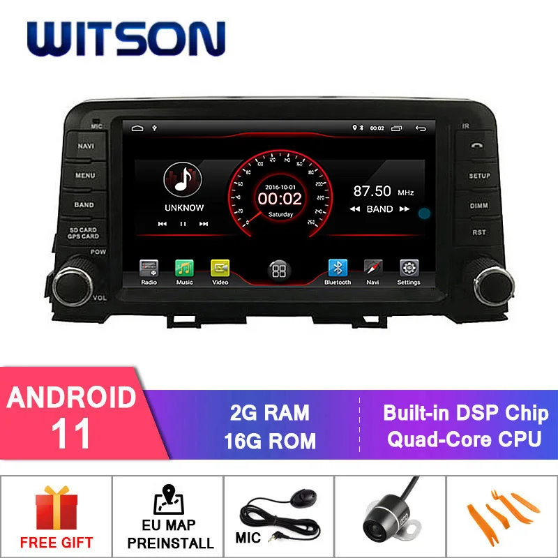 WITSON Android 10 CAR DVD GPS FOR KIA PICANTO 2017 Car Multimedia Player Stereo AutoAudio Navigation Video Carplay | Автомобили и