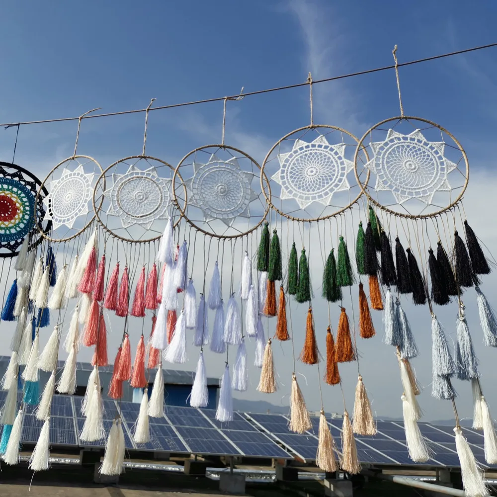 

Large Tassel Dream Catcher Boho Home Wall Decor Nordic Style For Room Decoration Kids Room Gift Drop Shipping