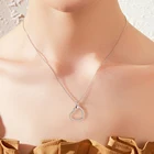 Ожерелье из серебра 925 пробы CKK, женская мода, подарок 2021, оригинальный подарок пандор, сердечко, ручка, женский летний топ