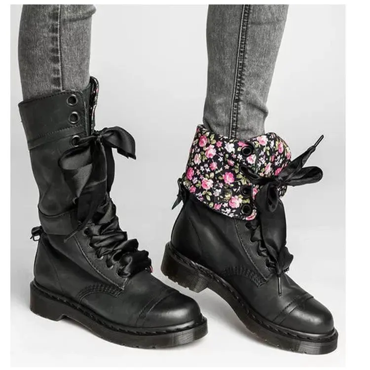 

Women's leather ankle boots autumn women's short boots flat bottom fashion women's versatile personality trend durable comfort