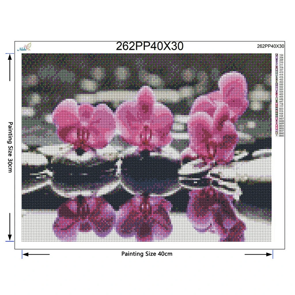 Алмазная мозаика 5D DIY картина &quotцветок в воде&quot вышивка крестиком горный