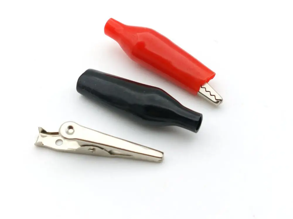 Зажим типа крокодил 35 мм для тестового соединителя зонда 400 шт. | Обустройство