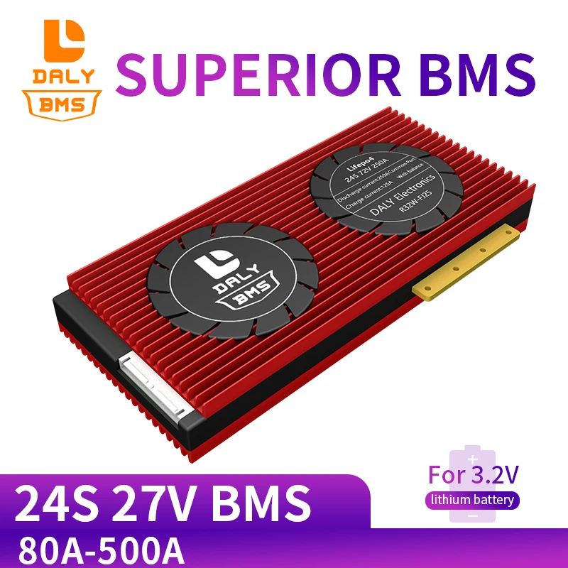 24S 72V LiFePO4 BMS 100A 120A 150A 200A 250A комплект литий ионных батарей 18650 для панели солнечных