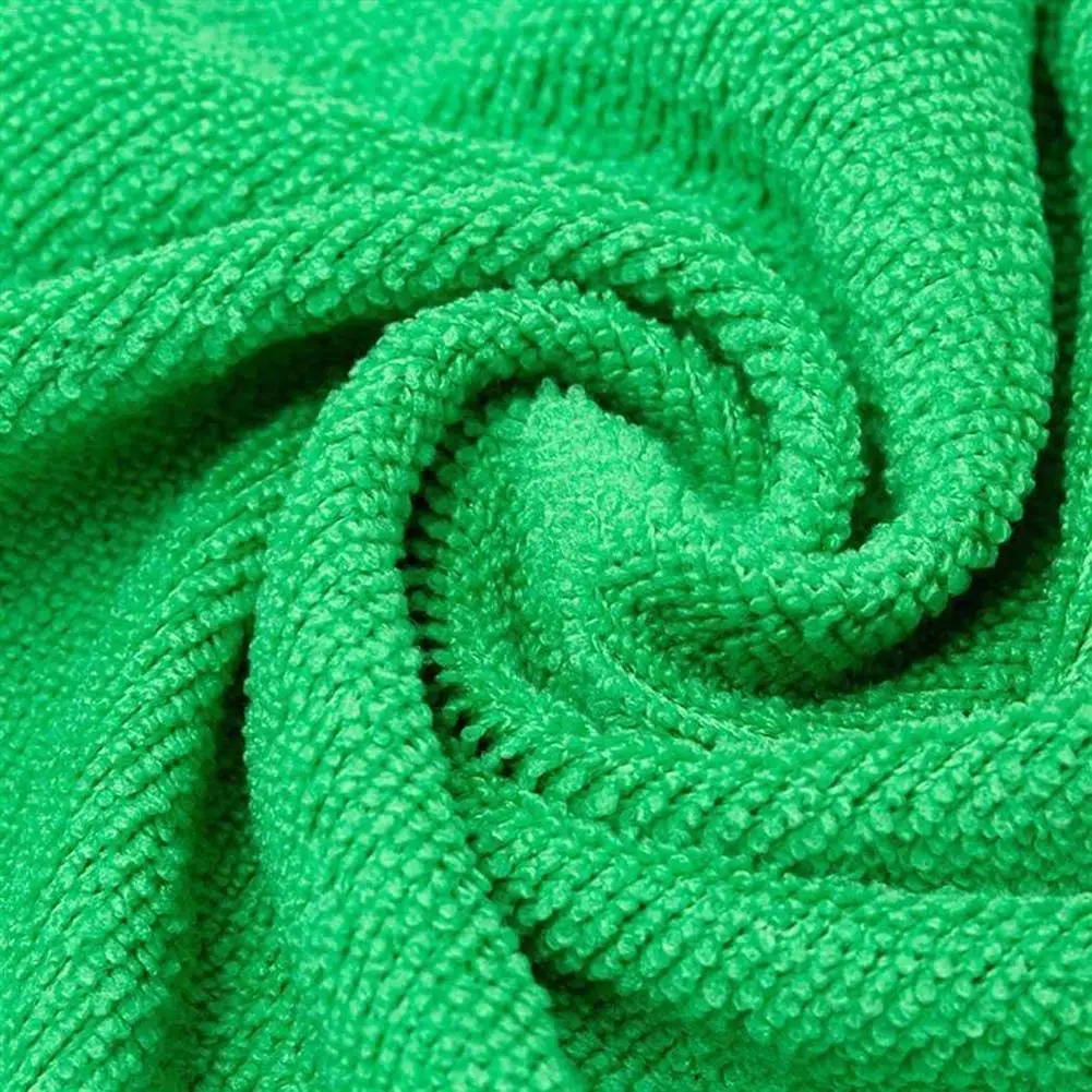 

10 PCS Microfiber Car Cleaning Towel Blue Green Purple Automobile Motorcycle Washing Glass Household Cleaning Small Towel